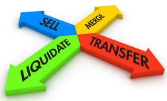 Sell-Liquidate-Merge-Transfer
